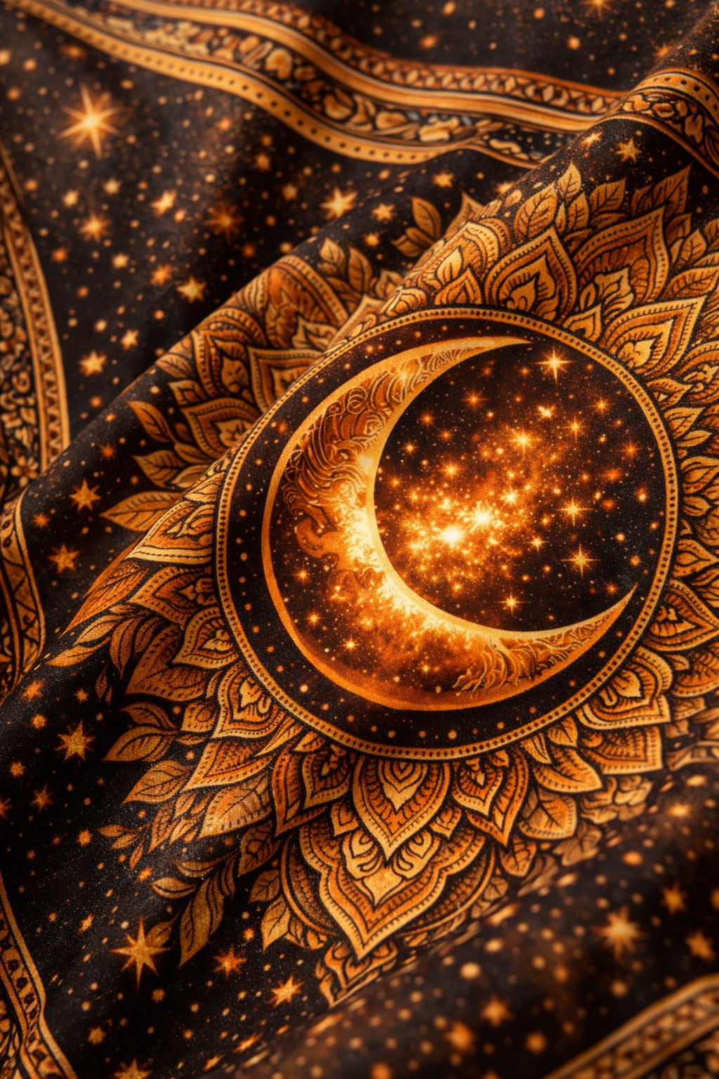 Boho Celestial Tapestry Set of 3 – Sun Moon Earth Wall Hanging, Mandala Wall Art, Aesthetic Room Decor, Spiritual Home Decor